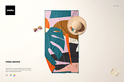 Beach Towel Mockup, a Product Mockup by Creatsy (Thumbnail 1 of 8)