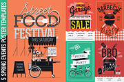 5 Outdoor Event Poster Templates, a Flyer Template by Masha Tace (Thumbnail 1 of 6)