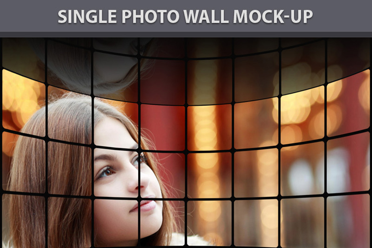 Single Photo Wall Mock-up preview 6