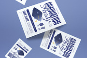 Blue Graduation Party Invitation, an Invitation Template by graphicook (Thumbnail 2 of 3)