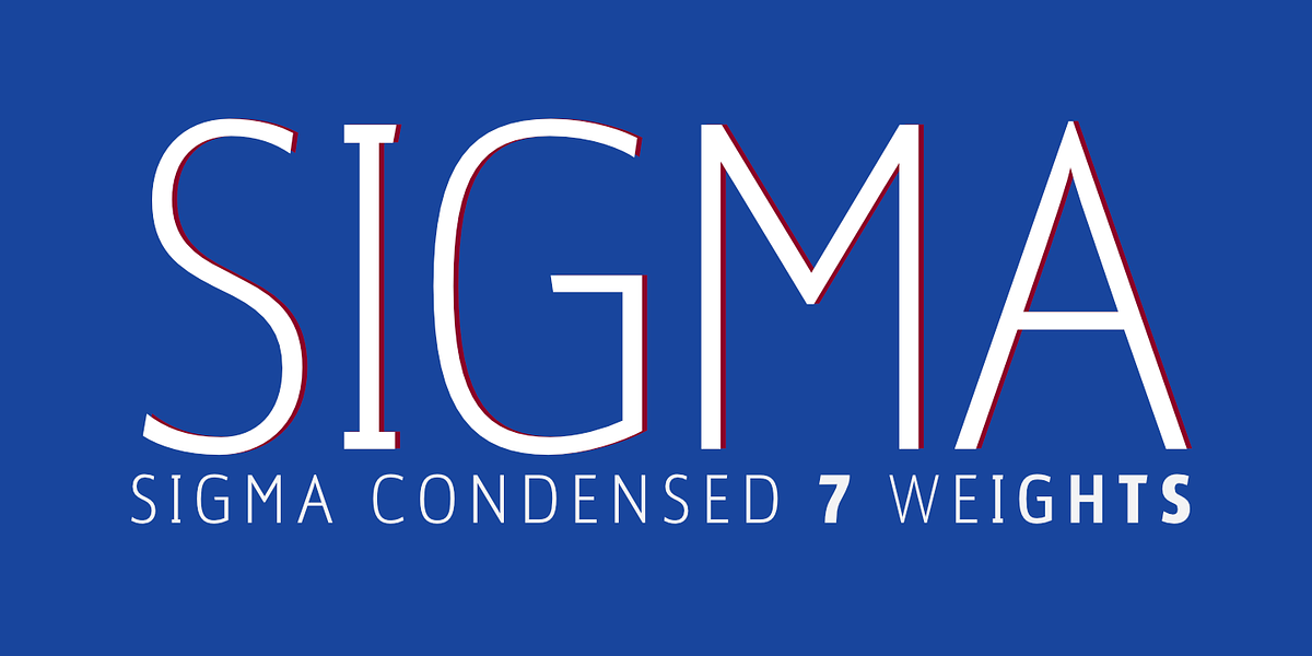 Sigma Condensed, a Sans Serif Font by Wiescher-Design (Photo 5 of 11)