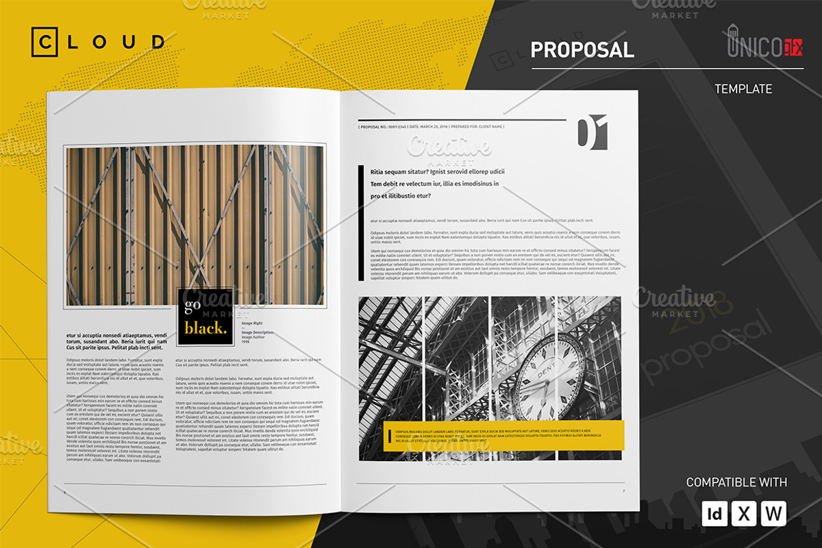 50 Page Full Proposal A4 / US Letter, a Stationery Template by Mastergfx (Photo 11 of 38)