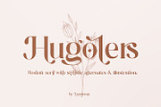 Hugolers Stylish Modern, a Serif Font by Typetemp Studio (Thumbnail 1 of 21)