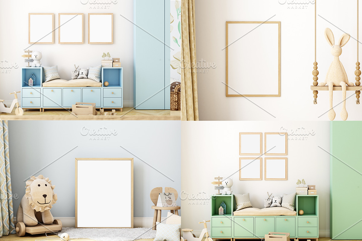 Kids Frame Mockup Bundle - 121, a Print Template by Mockup Shop (Photo 5 of 7)