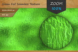 Green Foil Tileable HD Texture