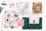 The Fleur blossom collection, a Pattern Graphic by solmariart (Thumbnail 2 of 12)