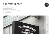 50 sign facade signboard logo mock, a Product Mockup by PrintPixel (Thumbnail 17 of 53)