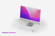 12 Ultra-Realistic iMac 24 Mockups, an iPad Mockup by Smotrow Related (Thumbnail 6 of 15)