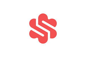 letter S floral modern logo, a Branding & Logo Template by Rasagama Studio