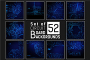 Set of 52 Circuit boards backgrounds, a Background Graphic by frost_newt (Thumbnail 3 of 5)