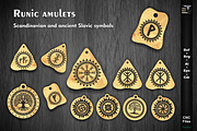 Rune amulets magic symbols svg, a Pattern Graphic by CncCutModel (Thumbnail 1 of 3)
