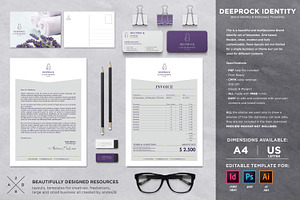 Deeprock Stationery Set & Invoice