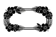 Floral Rectangle Frame SVG Bundle, an Illustration by jahid234 (Thumbnail 18 of 31)