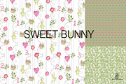 Sweet bunny, a Pattern Graphic by patriziamoscone (Thumbnail 2 of 6)