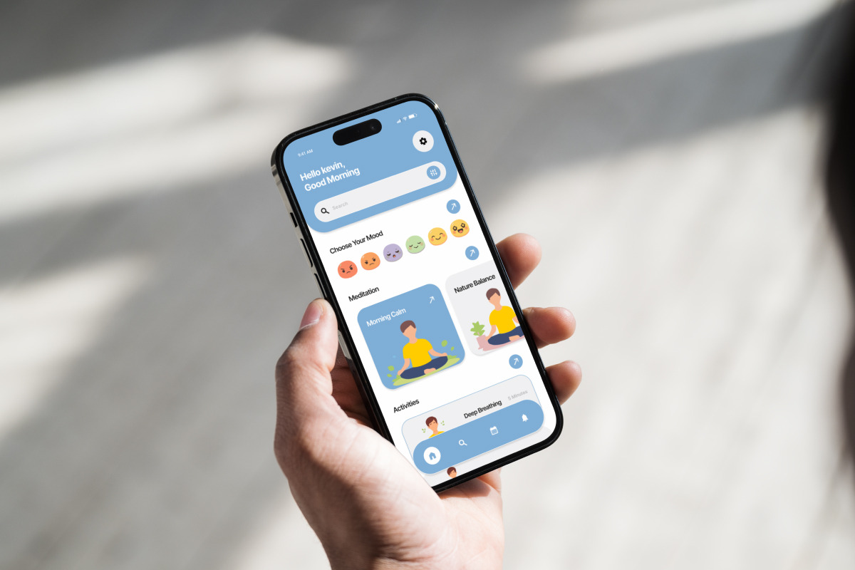 Hening - Mental Wellness Mobile App, an App Template by productype1 (Photo 2 of 5)