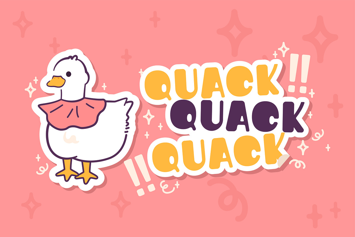 Waddles – Playfull Font, a Sans Serif Font by Huge Dream Studio (Photo 2 of 7)