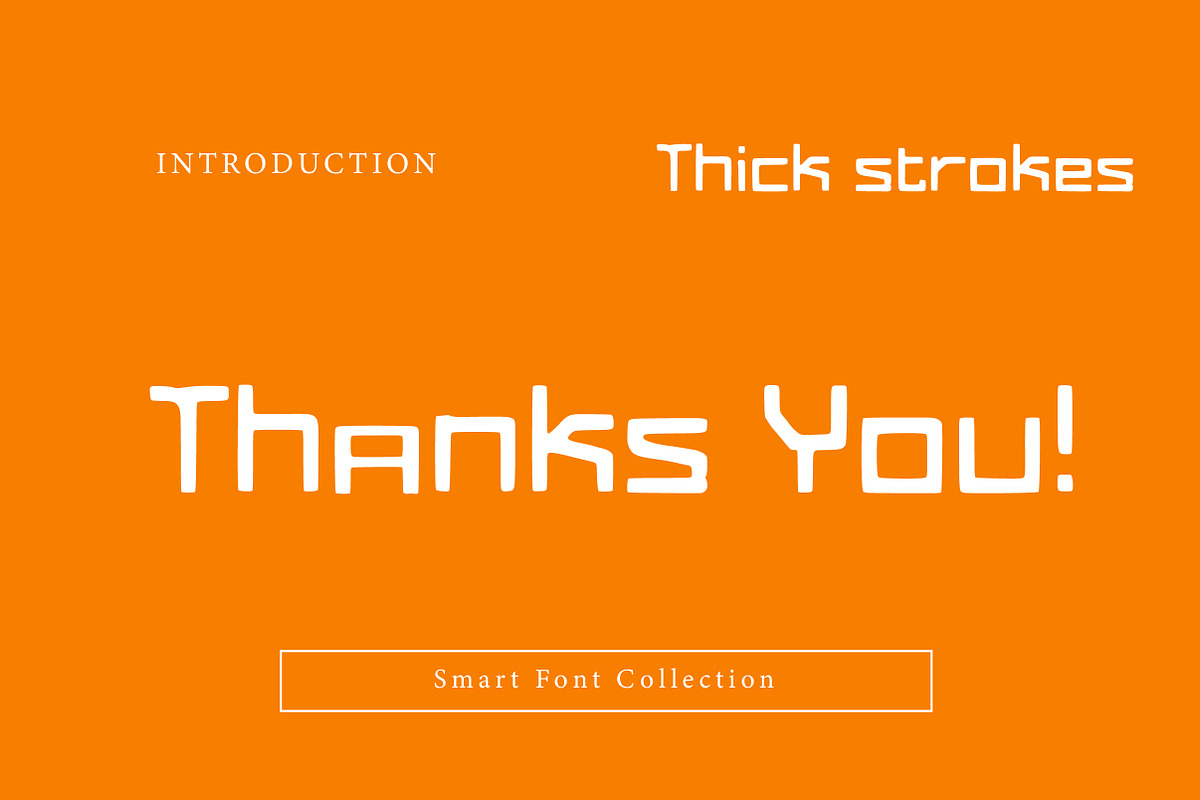 Thick strokes, a Serif Font by Wow Magic (Photo 3 of 3)