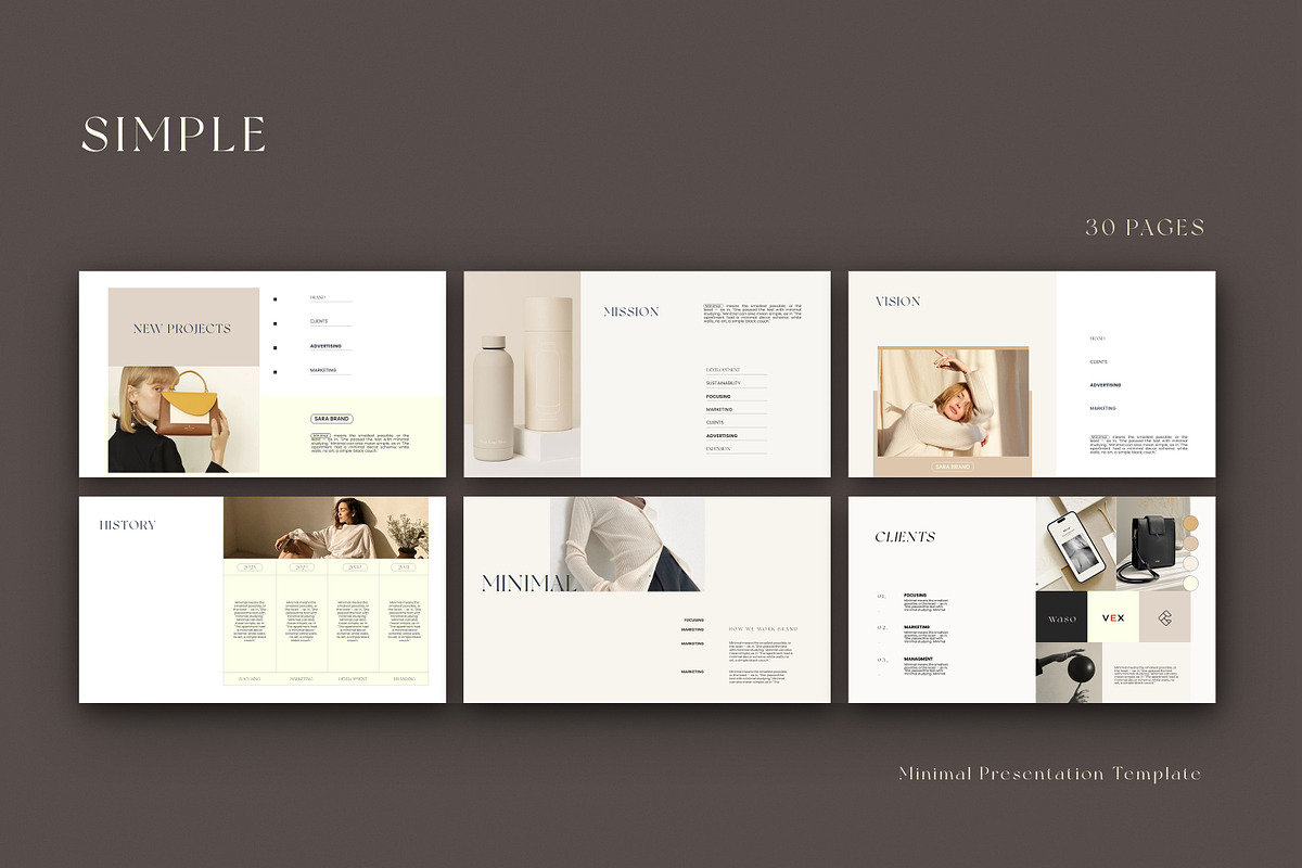 Minimal Presentation Template, a Presentation Template by Studio Industry (Photo 9 of 12)