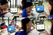 Couple using Macbook Pro - 7 mockups, a Mac Mockup by show it better (Thumbnail 4 of 5)