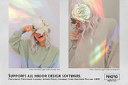 Prism Rainbow Light Leaks Overlays, a Brushes & More by PhotoSpirit (Thumbnail 5 of 8)