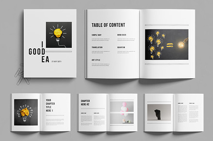 Book Design Template, a Magazine Template by MightyDesign