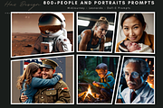 800 MJ Prompts People Portraits Ai, a Graphic by AtacanDigital (Thumbnail 4 of 6)