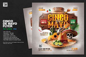 Cinco De Mayo Flyer, a Flyer Template by Tarommir