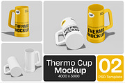 Thermo Cup Mockup, a Household Mockup by Permadi Creative (Thumbnail 1 of 3)