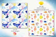 Mermaids and Under sea animals, an Animal Illustration by Watercolor Nastasia Art (Thumbnail 13 of 19)