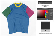 T-shirt Wrinkled Mockup, a Shirt Mockup by DaldSgh (Thumbnail 9 of 11)