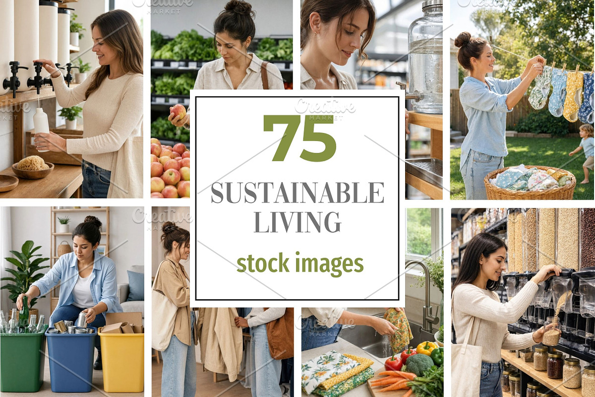 75 Sustainable Living Stock Photos, a Person Photo by Selenique Studio (Photo 1 of 12)