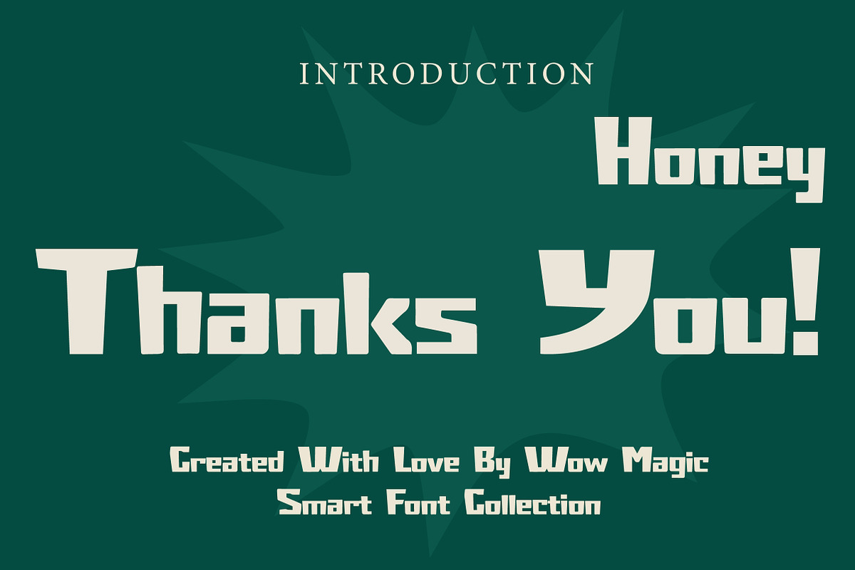 Honey, a Font by Wow Magic (Photo 3 of 3)