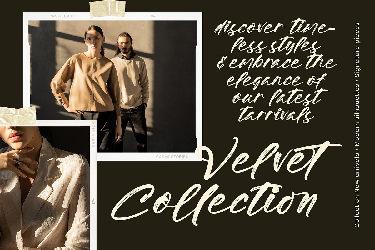 Editonials Modern Signature Brush, a Script Font by operatype.co (Photo 5 of 8)