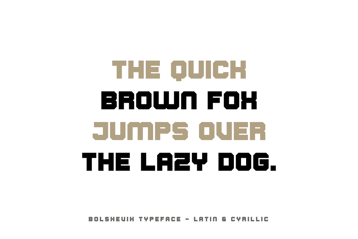 Bolshevik - Powerful Typeface, a Sans Serif Font by alpercakici (Photo 5 of 20)