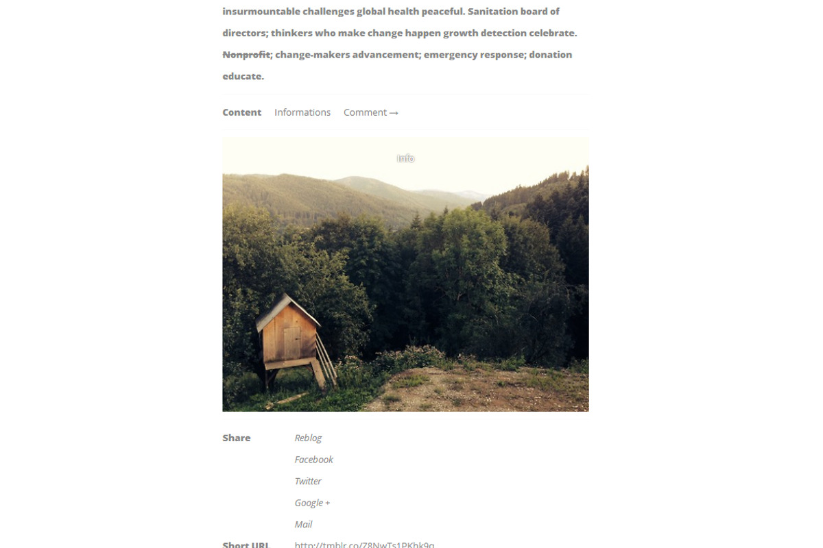 Bekl - Minimalist Tumblr Theme, a Websites & App Template by mselmany (Photo 4 of 5)