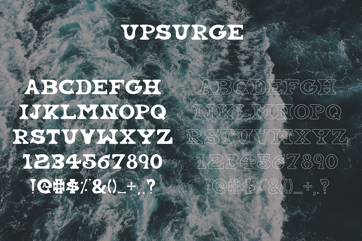 Coastal Fever - Font pack + Textures preview 4