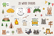 Cute Camping Doodles Vector Graphics, an Animal Illustration by Vibérains (Thumbnail 12 of 13)