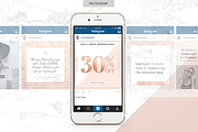 ROSE GOLD | Social Media Pack, a Social Media Template by Marigold Studios (Thumbnail 4 of 13)