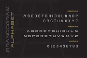 Brandogram Stencil One Monogram Font, a Slab Serif Font by Bogdan Casota (Thumbnail 2 of 6)