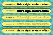 The Retro Eighties, a Serif Font by ahweproject (Thumbnail 17 of 18)