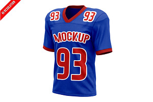 American Football Jersey PSD, a Cups & Container Mockup by Bruno's Shop