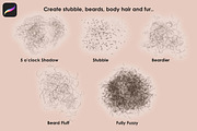 Procreate Hair Brushes, a Brush Add-On by Mels Brushes (Thumbnail 3 of 4)