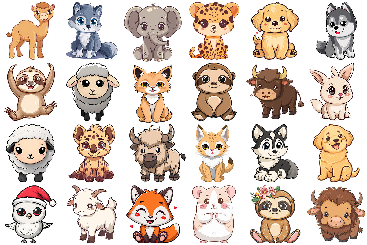 Cute Animals Png, an Animal Illustration by Forhadx5 (Photo 8 of 13)