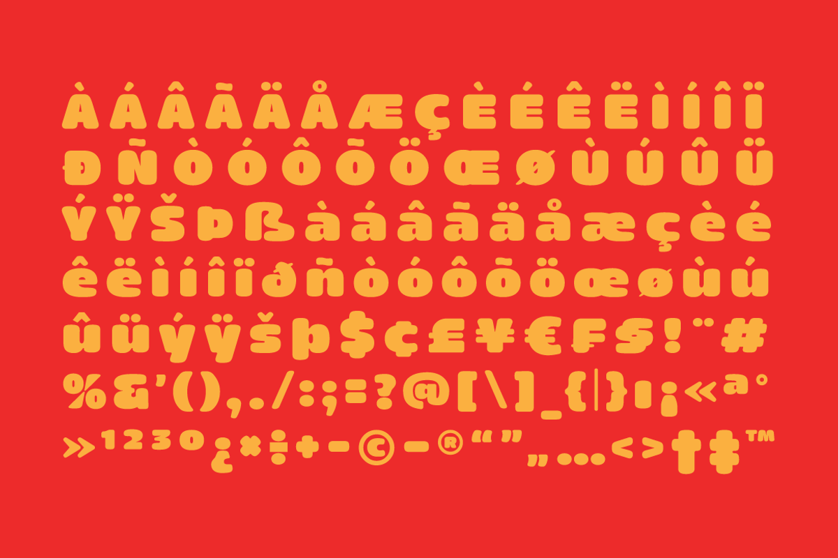 Eatvetica - Bold Food Font, a Sans Serif Font by limitype (Photo 14 of 15)