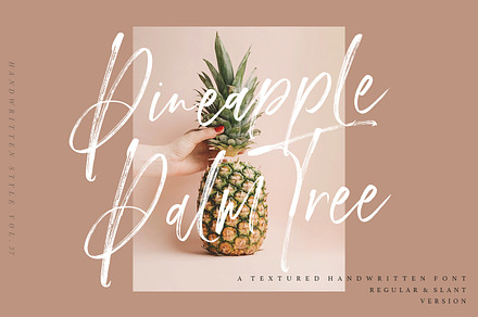 Pineapple Palm Tree - Handwritten...