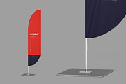 Outdoor Flags Mockup Set, an Object Graphic by creatsy2 (Thumbnail 7 of 15)