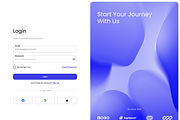 Login Signup Forget Password Page, a Landing Page Template by Hammad Arif (Thumbnail 2 of 7)