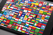 Rounded Rectangle Flags (460 Flags), a Solid Icon by alpercakici (Thumbnail 2 of 7)