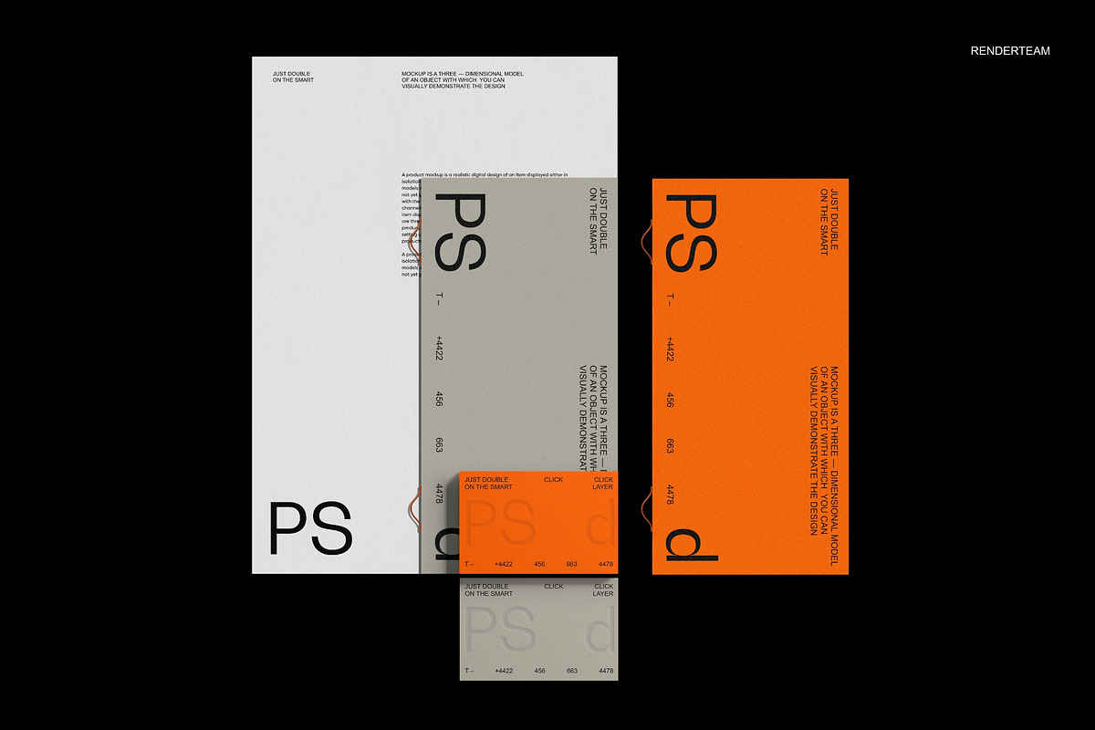 Brand Identity Mockup Set, an Advertising Mockup by Renderteam (Photo 6 of 15)