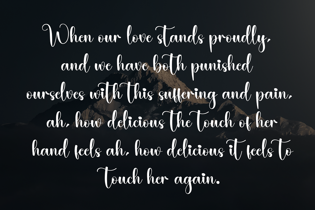 Agatha | Script Font, a Handwritten Font by Scratchones (Photo 6 of 9)